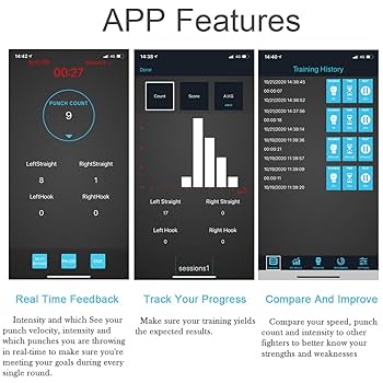 Amazon | スマートボクシング トラッカー ボクシング センサー